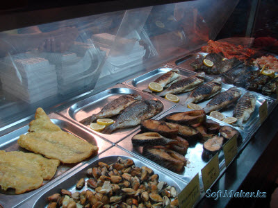 Морские продукты в Созополе