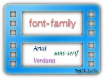 Что такое семейство шрифтов font-family в CSS